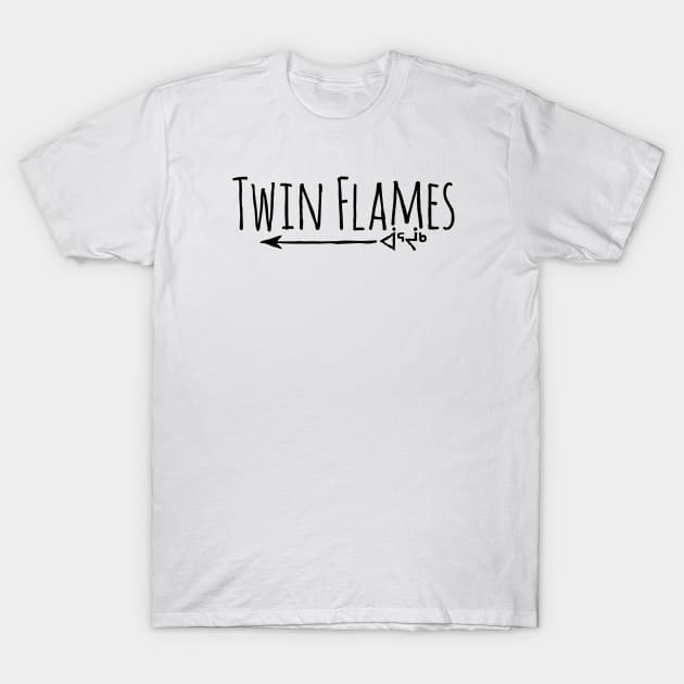 Twin Flames T-Shirt by HexaDec